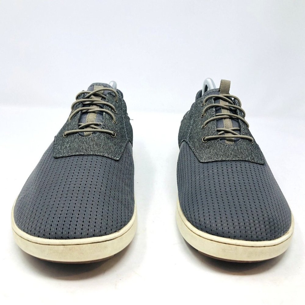 Olukai Shoes Mens 11 Gray Nohea Moku Sneakers Laceless Slip On Casual Comfort - Picture 2 of 9